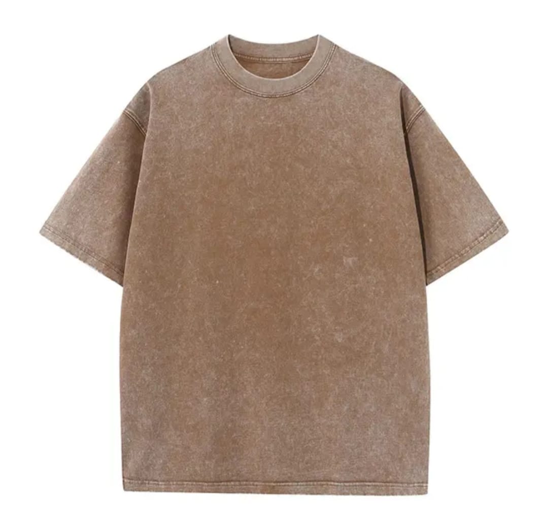 Setsap Vintage Brown Oversized T-Shirt